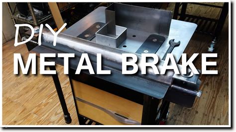 how to make a tin box on a metal break|how to bend sheet metal box.